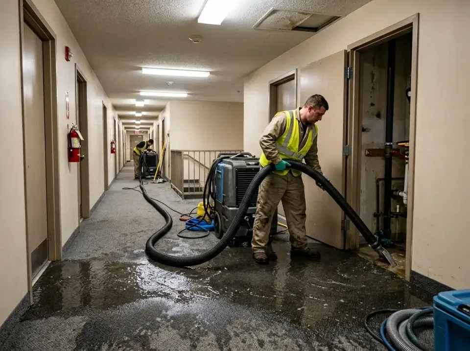 multi-unit-apartment-hallway-f-005 — frequently asked questions, Emergency Burst Pipe Water Extraction & Removal in Arvin, CA